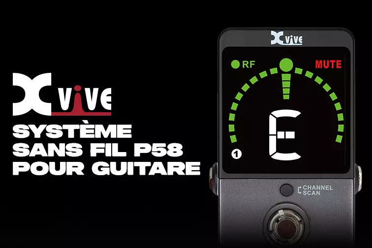 Voici le système sans fil P58 pour guitare
